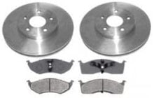 Front Disc Brake Pads & Rotors Kit Set for 00-04 Plymouth Dodge Neon