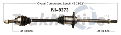 Surtrak NI-8373 CV Axle Shaft for 11-14 Nissan Quest