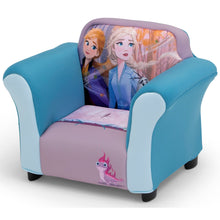 Disney Frozen II Upholstered Chair with Sculpted Plastic Frame by Delta Children