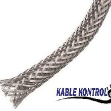 1/2" Kable Kontrol Stainless Steel Braided Sleeving (1/2" (Expansion Range 1/4" - 5/8"), 10Ft Long)