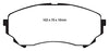 EBC Brakes DP31828C Redstuff Ceramic Low Dust Brake Pad