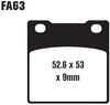 EBC Brakes FA63 Disc Brake Pad Set