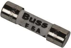 BUSSMANN BY EATON BK/GDA-5A FUSE, CARTRIDGE, 5A, 5X20MM, FAST ACTING (5 pieces)