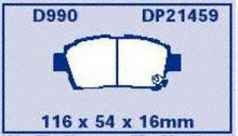 EBC Brakes DP21459 Greenstuff 2000 Series Sport Brake Pad