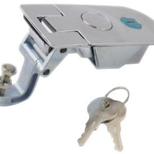 New Compression Key Lock Latch C5-21-35 Horsebox Motorhome Trailer Adjustable (2, Silver)