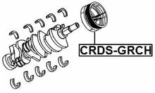 Harmonic Balancer Crankshaft Pulley Engine Febest CRDS-GRCH Oem 53020689AB