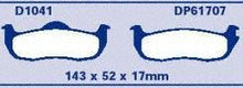 EBC Brakes DP61707 6000 Series Greenstuff Truck and SUV Brake Pad