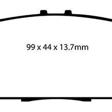 EBC Brakes DP41775R Yellowstuff Street and Track Brake Pad