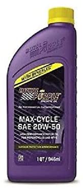 Royal Purple 06315-6PK Max-Cycle 10W-40 High Performance Synthetic Motorcycle Oil - 1 qt. (Case of 6)