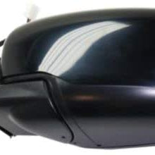Mirror Compatible with 2016-2019 Nissan Rogue Power Manual Folding (Japan/USA Built 17-19)/(Korea Built 18-19) Paintable Driver Side