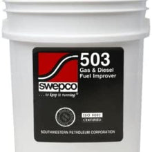 SWEPCO Gas Or Diesel Fuel Improver Additive Keeps Injectors And Fuel Pumps Clean 6 Gallon Pail