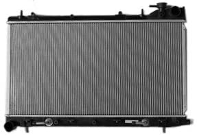 TYC 13026 Subaru Compatible withester 1-Row Plastic Aluminum Replacement Radiator