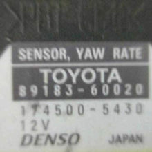 REUSED PARTS Stability Control Yaw Rate Module 89183-60020 8918360020