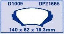 EBC Brakes DP21665 Greenstuff 2000 Series Sport Brake Pad