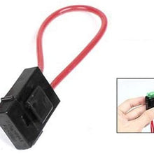 30A Wire In-line Fuse Holder Block Black Red for Car Boat Truck 20pcs