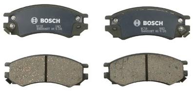 Bosch BC728 QuietCast Premium Ceramic Disc Brake Pad Set For Saturn: 1997-2002 SC1, 1997-2002 SC2, 1997-2002 SL, 1997-2002 SL1, 1997-2002 SL2, 1997-1999 SW1, 1997-2001 SW2; Front