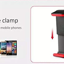 TRUE LINE Automotive Dashboard Car Windshield Cell Phone Holder Mounting Kit Clamp (Black/RED)