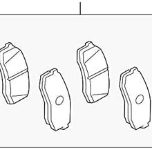 TOYOTA OEM REAR BRAKE PADS FOR SELECT TUNDRA AND SEQUOIA