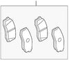 TOYOTA OEM REAR BRAKE PADS FOR SELECT TUNDRA AND SEQUOIA