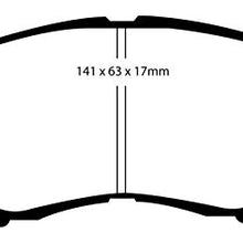 EBC Brakes DP4874R Yellowstuff Street and Track Brake Pad