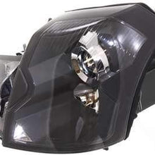 Headlight Kit Compatible with CADILLAC CTS 2003-2007 Set of 4 Right Side and Left Side With Fog Light and Headlight