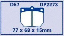 EBC Brakes DP2273 Greenstuff 2000 Series Sport Brake Pad