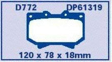 EBC Brakes DP61319 6000 Series Greenstuff Truck and SUV Brake Pad