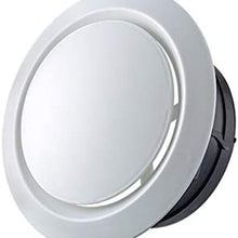 Round RV Ventilation Maso Disc Adjustable Silent White Air Outlet 75MM Tuyere