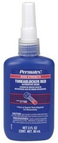 Billion_Store by High Strength Threadlocker Red, 90mL Bottle PTX27183-CAN Industrial Products & Tools