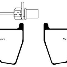 EBC Brakes DP31513C Redstuff Ceramic Low Dust Brake Pad