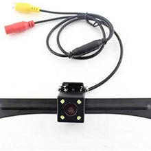 Universal Car Reversing Back-up Camera with IP67 Waterproof Rating, 170° View Angle 4 Infrared Night Vision LED Lights, Vehicle Rear View Camera System for US License Plate mounting