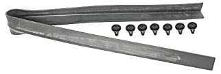 MACs Auto Parts 66-36706 - Thunderbird Radiator Support To Hood Seal, Rubber, With Pins