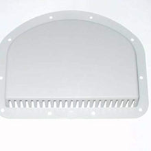 Side Wall Forced Air Vent Cowl Exterior Motorcycle Trailer Camper RV White