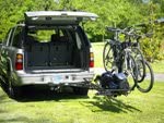 Stowaway Hitch Bike Rack + Cargo Rack with SwingAway Frame | Fits 1.25" Hitch
