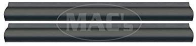 MACs Auto Parts 49-27480 Radiator Air Deflector To Hood Seals - 2 Pieces - Rubber - Only