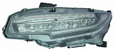 New Left Driver Side LED Headlight Assembly For 2016-2018 Honda Civic Fits EX/EX-L/EX-T/LX Models Coupe/Sedan/Hatchback HO2502176