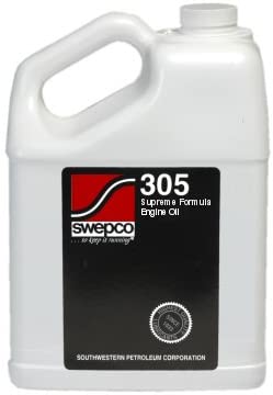 SWEPCO Supreme Formula Automotive Engine Oil SAE Grade 30 - 1 Gallon Bottle