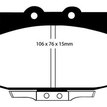 EBC Brakes DP4763R Yellowstuff Street and Track Brake Pad