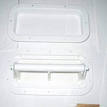 White Two Way Plastic Vent W/Trim Ring Trailer Camper