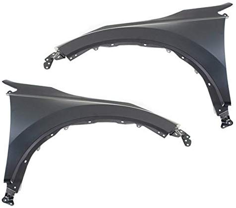 Koolzap For 17-19 CR-V CRV 1.5L/2.4L Front Fender Quarter Panel Primed Steel SET PAIR