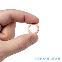 Prime Ave OEM Copper Oil Drain Plug Washer Gaskets Compatible/Replacement for Mercedes Part#: 007603-014106 (Pack of 10)