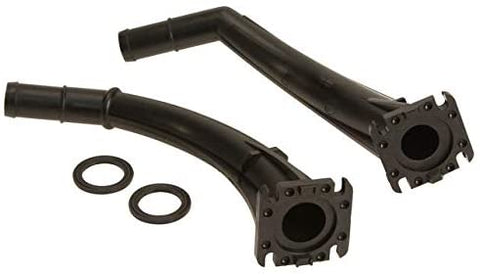 Heater Hose Inlet and Outlet Connector Set with O-Rings - Compatible with 2001-2004 Nissan Xterra (From 7/01/2000, Up To 12/2004)