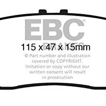 EBC Brakes DP61850 6000 Series Greenstuff Truck and SUV Brake Pad