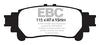 EBC Brakes DP61850 6000 Series Greenstuff Truck and SUV Brake Pad