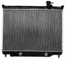 TYC 2458 Compatible with CHEVROLET/GMC 1-Row Plastic Aluminum Replacement Radiator