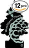 LITTLE TREES Car Air Freshener | Hanging Paper Tree for Home or Car | Blackberry Clove | 12 Pack