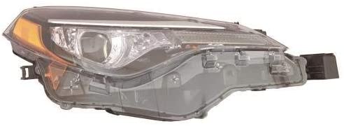 Go-Parts - for 2017 - 2018 Toyota Corolla Headlight Headlamp Assembly Replacement Front - Left (Driver) (CAPA Certified) 81150-02M70 TO2502249C Replacement
