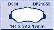 EBC Brakes DP21655 Greenstuff 2000 Series Sport Brake Pad