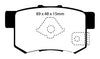 EBC Brakes UD1086 Ultimax OEM Replacement Brake pad