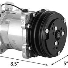 Mophorn CO 9285C AC Compressor SD508 Air Conditioning Compressor Car for 1985-1990 Wrangler and Cherokee and Comanche Air Conditioning Compressor (SD508)